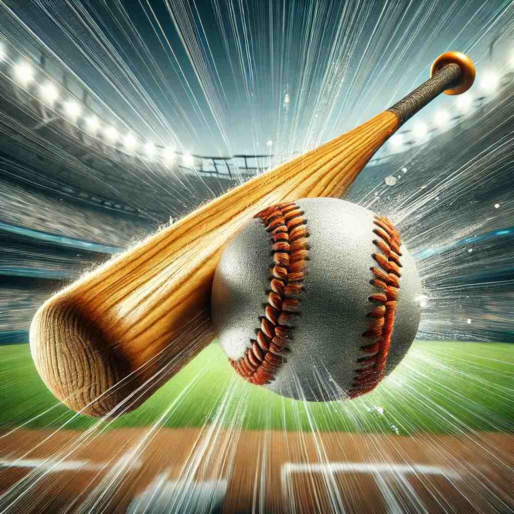 baseball and baseball bat